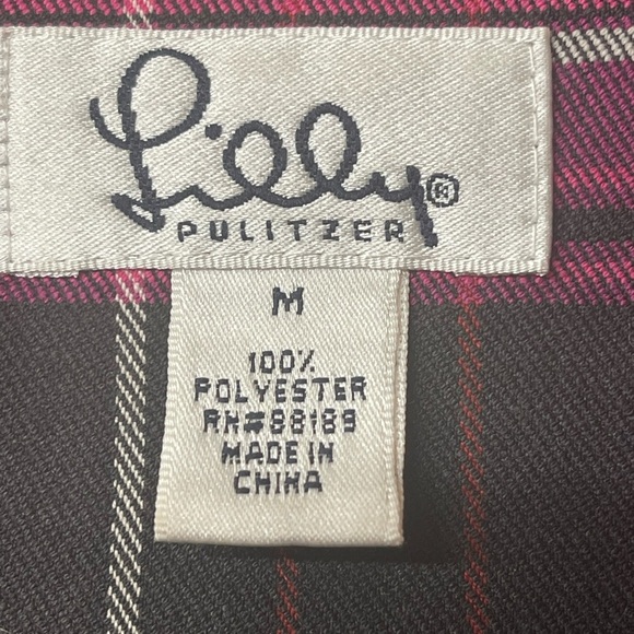 LILLY PULITZER Quilted VEST
Embriodered PALM TREES Black
Pink Size M - Picture 10 of 11